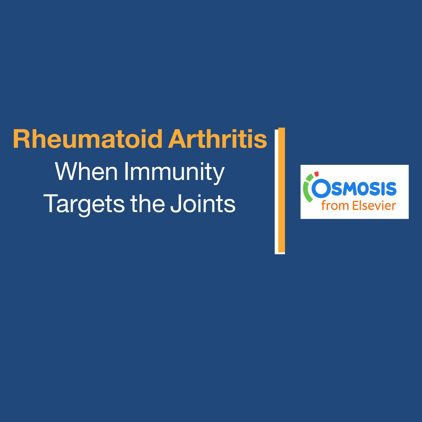 Rheumatoid Arthritis: When Immunity Targets the Joints