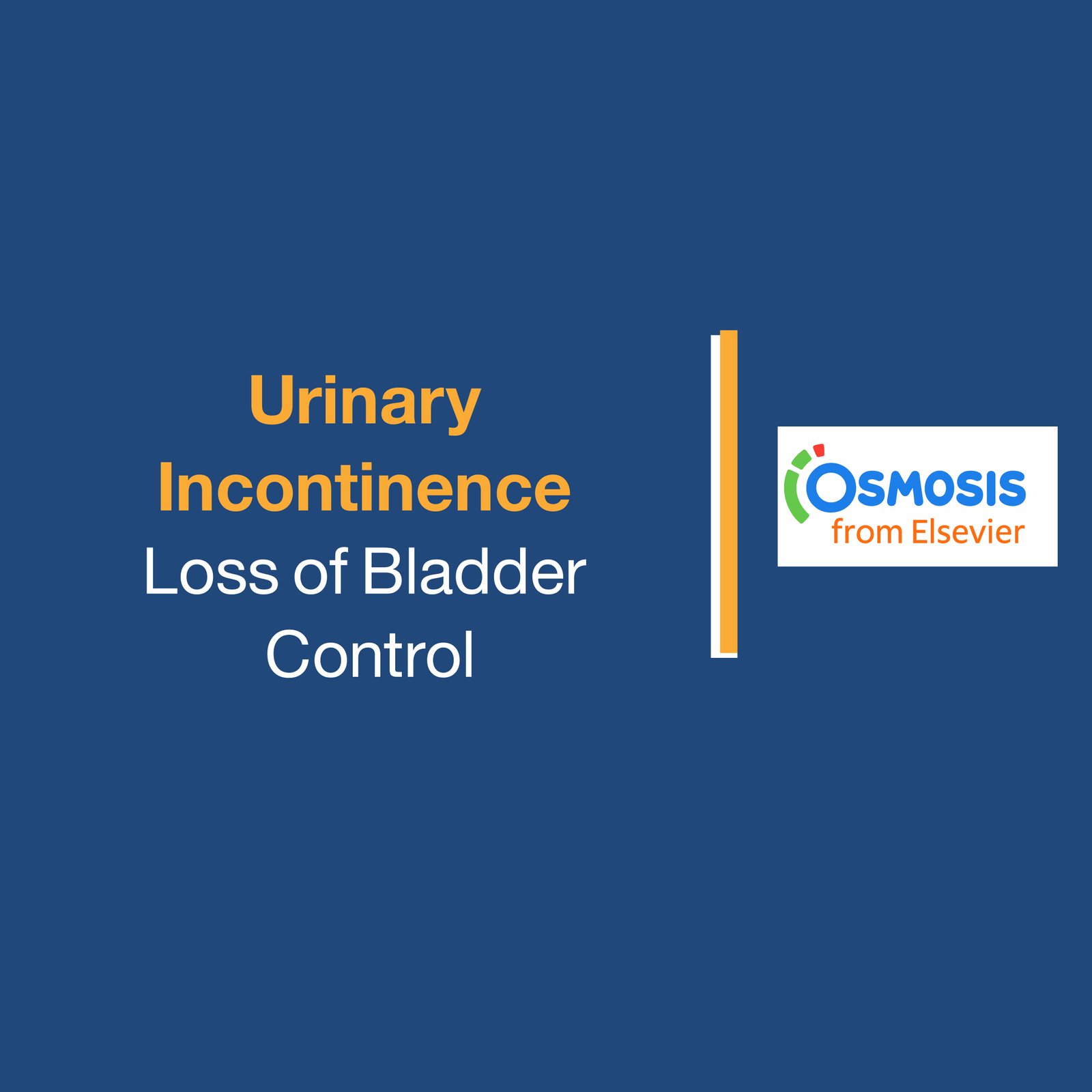 Urinary Incontinence: Loss of Bladder Control