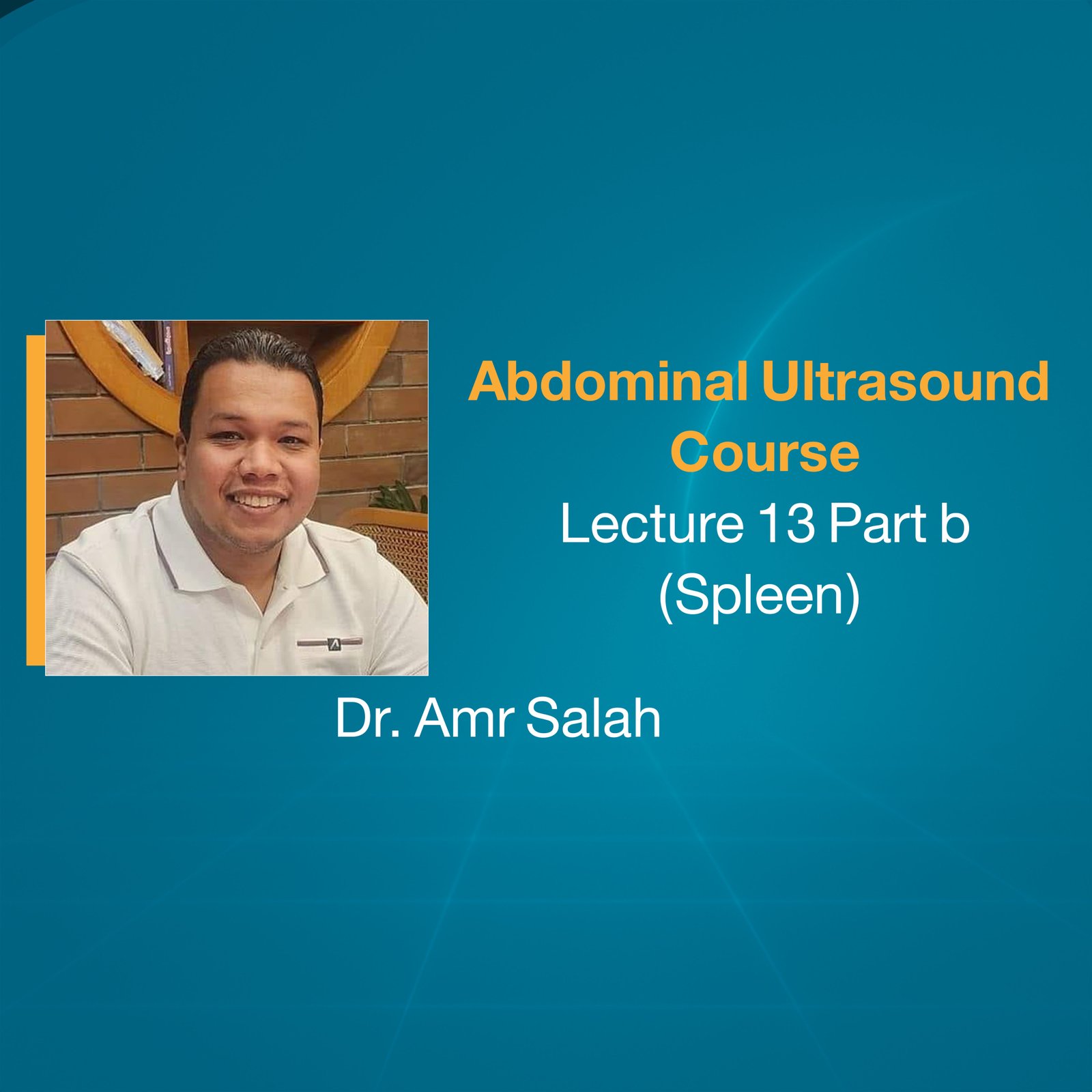 Abdominal Ultrasound Course (Lecture 13 Part b) (Spleen)